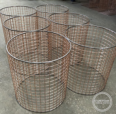 wire mesh litter bin liners waste bins 